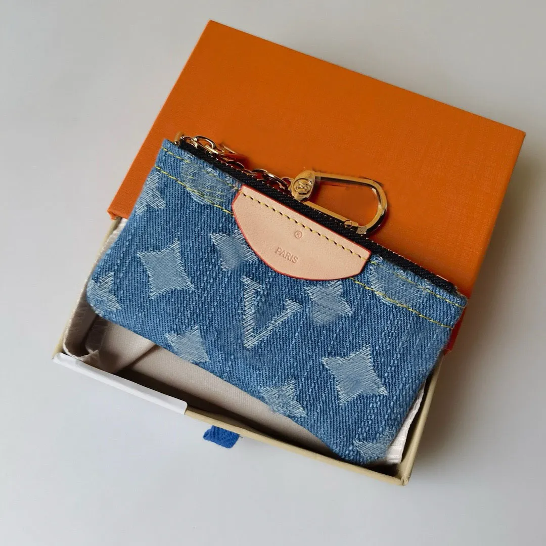 7a Luxury Denim Portefeuille Portefeuille Portefeuille Pour Femmes À Fermeture Éclair Pour Femmes MINI Purs À Bandoue Sac De Car