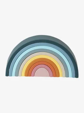 Arc-en-ciel à empiler en silicone multicolor - Vertbaudet