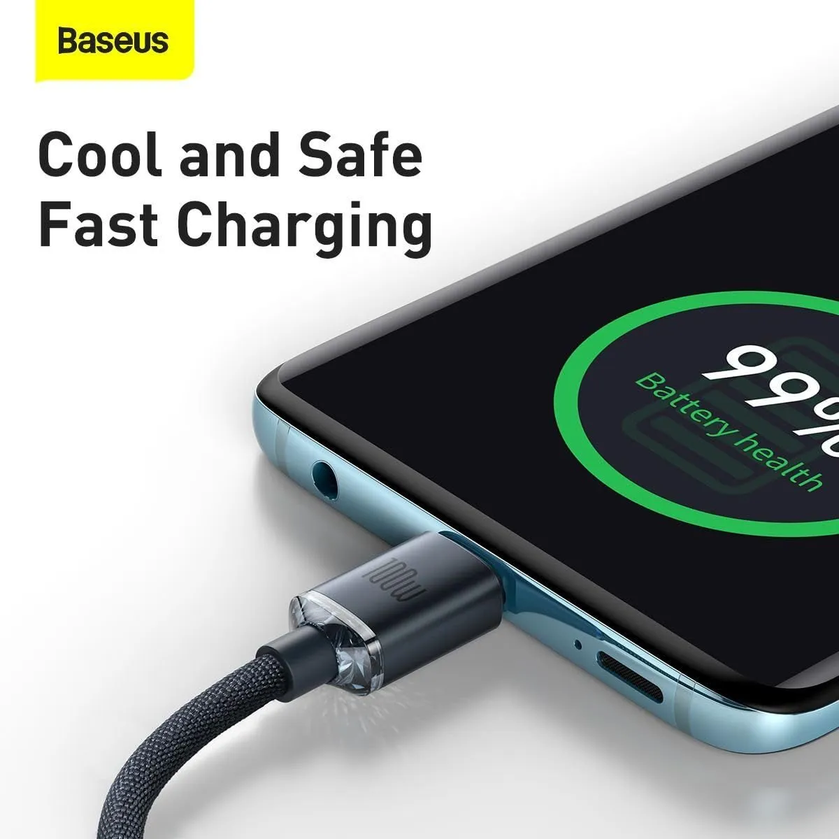 BASEUS Crystal Shine Câble USB-C 1.2m - 100W max - CAJY000601