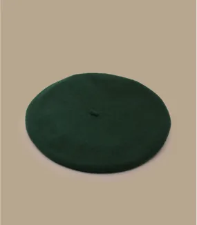 Beret basque femme vert laine - Authentique botanique Héritage par Laulhère : Headict