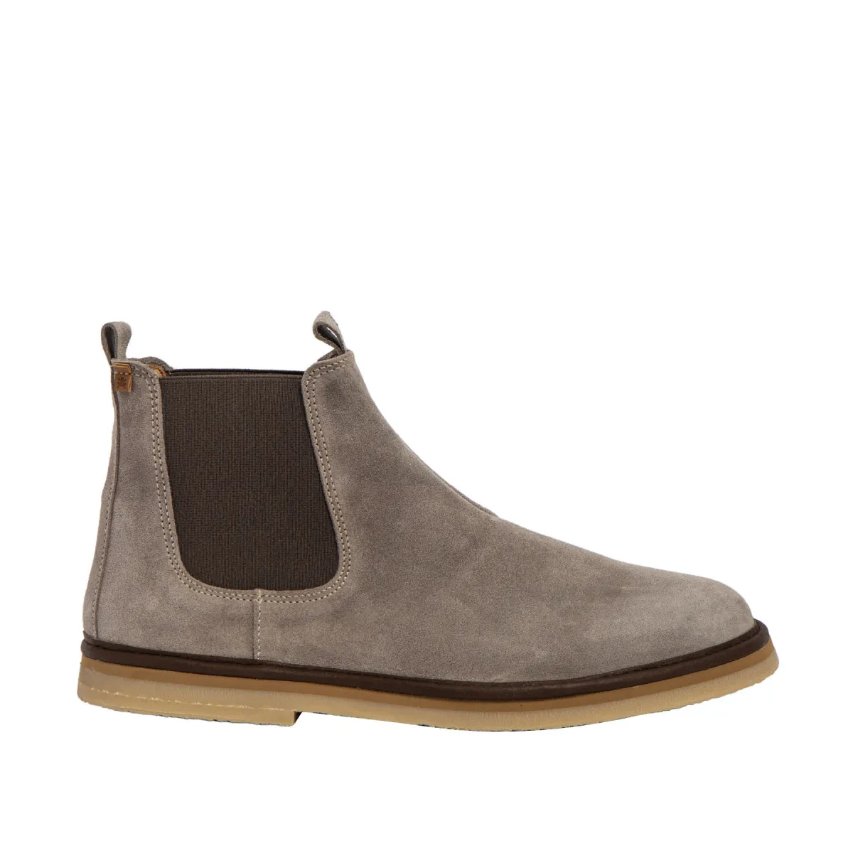 Bottines plates chelsea boots - Beige