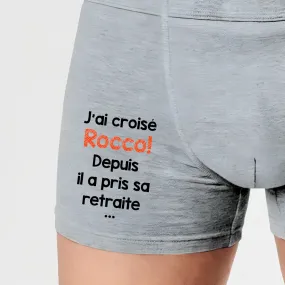 Boxer Homme J'ai croisé Rocco