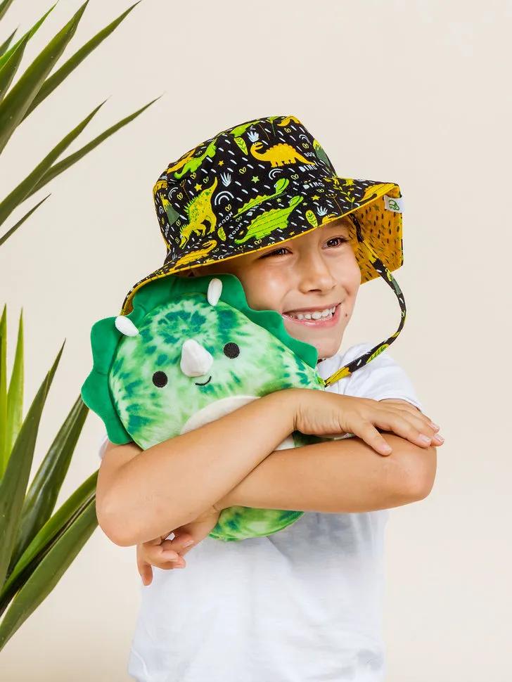 Chapeau bob rigolo pour enfants Dinosaures