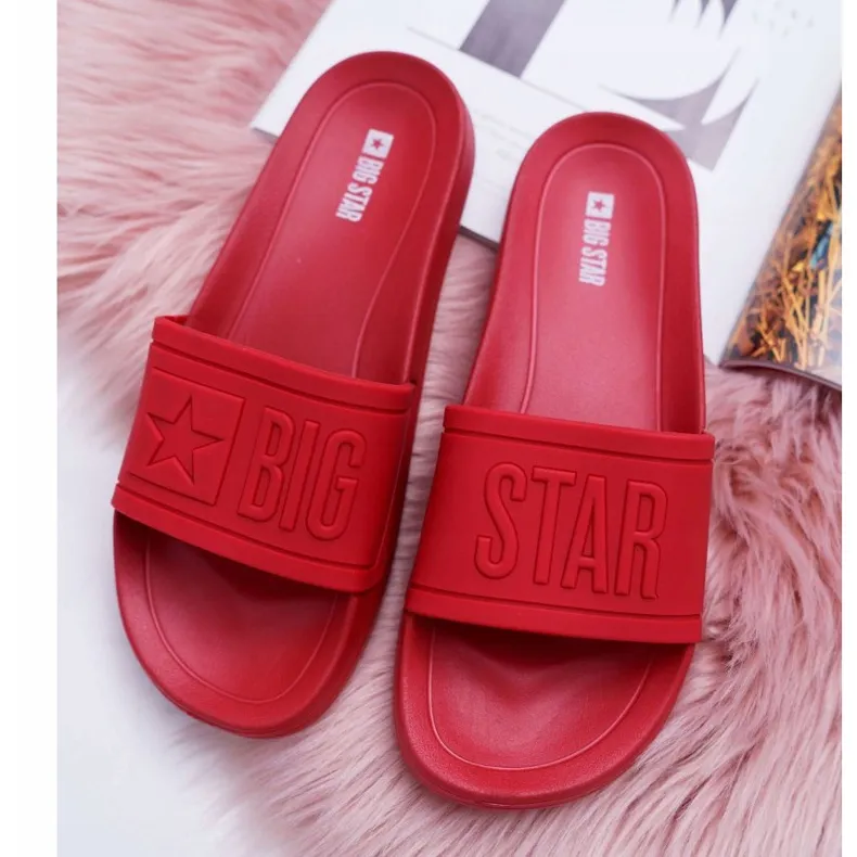 Chaussons Femme Big Star Rouge DD274A270