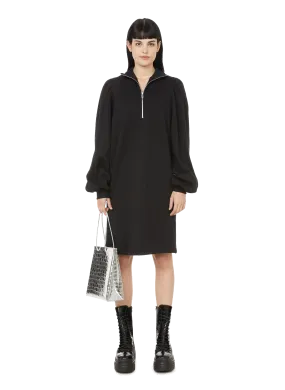 GESTUZ  Robe en coton bio - Noir