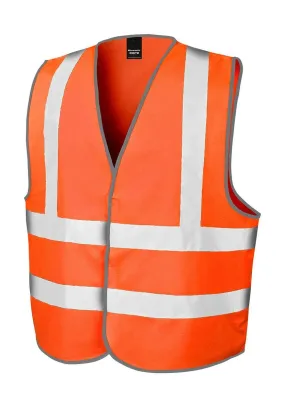 Gilet de sécurité - orange fluo - auto  - moto - R201X 