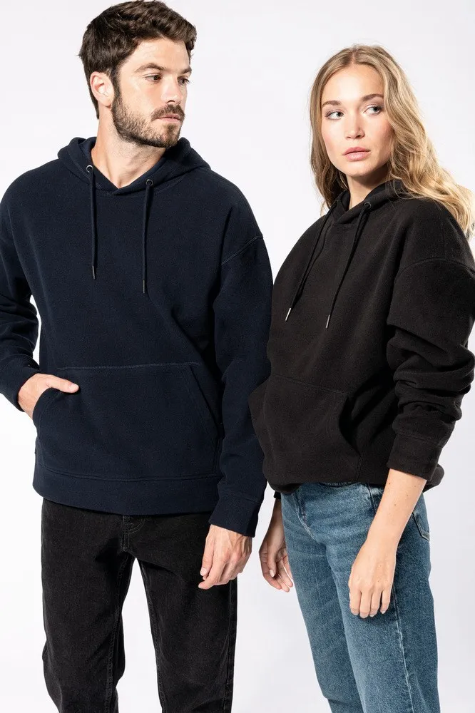 Kariban K949 - Sweat-shirt à capuche oversize en micropolaire recyclée unisexe