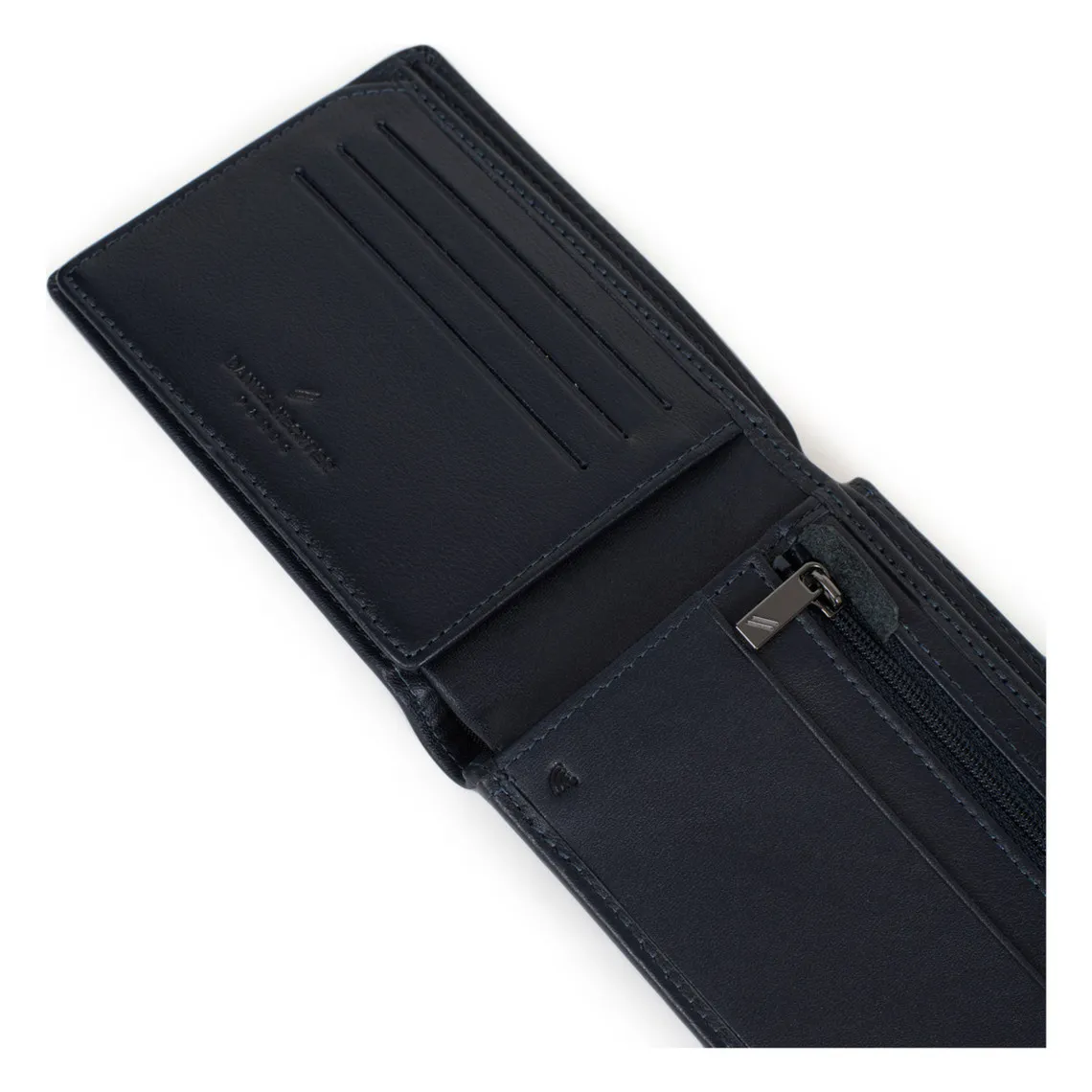 Portefeuille italien Stop RFID Cuir GENTLE Marine Lino Daniel Hechter Maroquinerie - Portefeuille & Porte cartes Homme sur MenCo