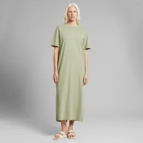 Robe en coton bio et chanvre | vert "dress lammhult hemp tea green" femme