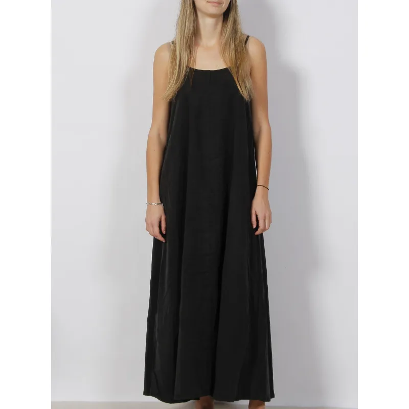 Robe portefeuille fulcia noir écru femme - La Petite Etoile | wimod