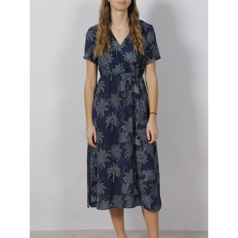 Robe portefeuille midi à pois naomi rose femme - Only | wimod