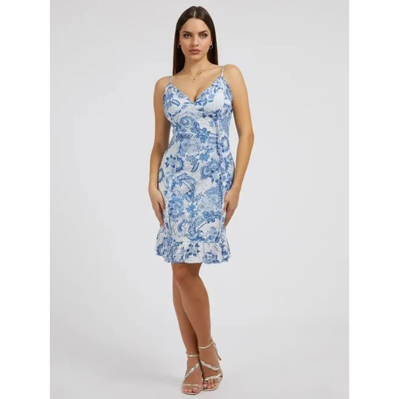 Robe portefeuille midi à pois naomi rose femme - Only | wimod