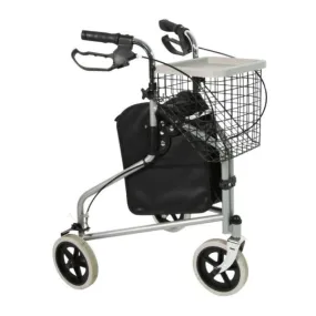 Rollator 3 roues Madrid avec panier et sacoche - ATPM Services