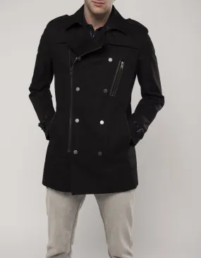 Trench homme noir