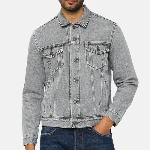 Veste en Jean Levis Trucker Jacket grise